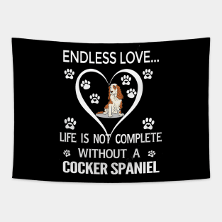 Cocker Spaniel Lovers Tapestry