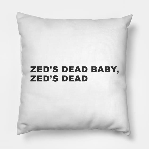 Pulp Fiction Quote Pillow by WeirdStuff