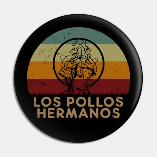 Los Pollos Hermanos Retro Sunset Pin