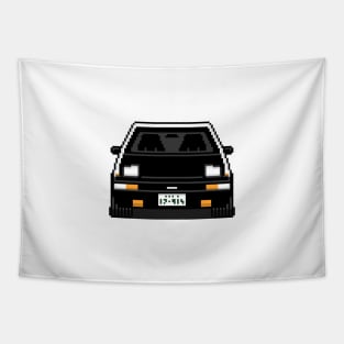 Initial D Toyota Sprinter Trueno AE86 Pixel Art 1 Tapestry