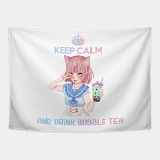 Keep calm an drink bubble tea! Tapestry