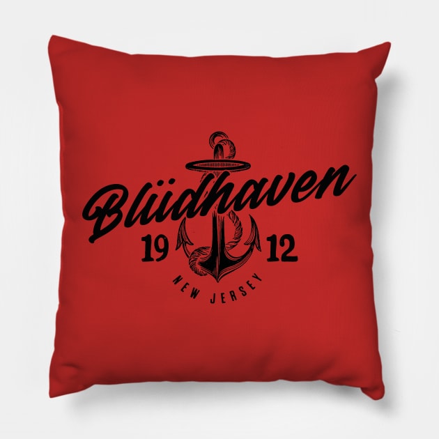 Bludhaven Pillow by MindsparkCreative