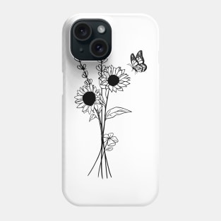 Assorted Wildflowers Phone Case