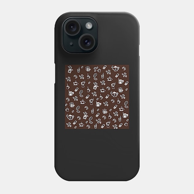 Coffee pattern Phone Case by SamridhiVerma18