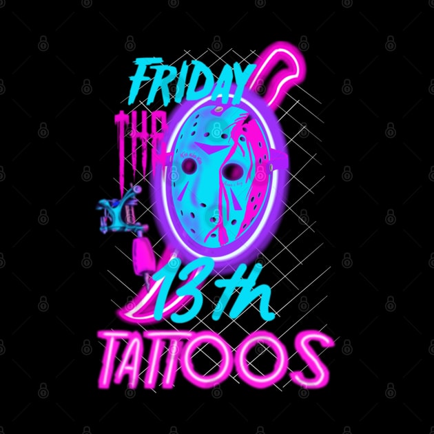 Friday the 13th tattoos by Altered skin