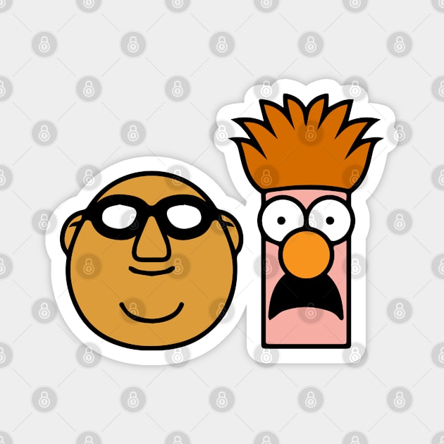 Bunsen And Beaker Magnet by thriftjd