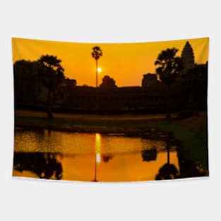 Angkor Wat Sunrise Tapestry