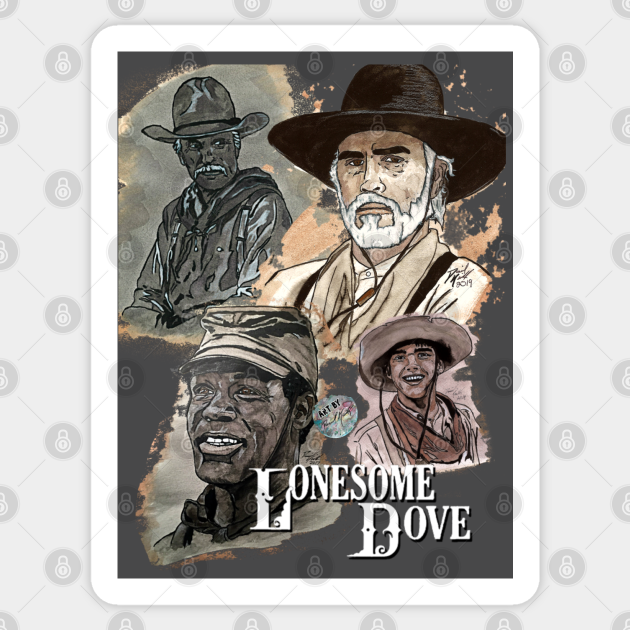 Lonesome Dove Cast Lonesome Dove Sticker Teepublic Au