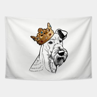 Irish Terrier Dog King Queen Wearing Crown Tapestry