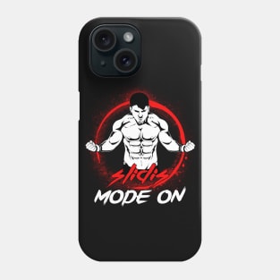 Slidis Mode ON (Black Stroke) Phone Case