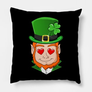 Funny Saint Patricks Day Leprechaun Love Pillow