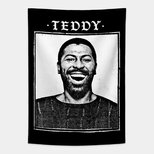 Teddy Pendergrass / 80s Retro Soul Fan Design Tapestry by DankFutura