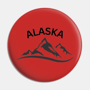 Alaska mountains Pin