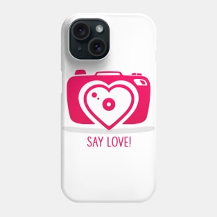 Say Love! Red Phone Case