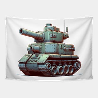 Tank Illustration Tapestry