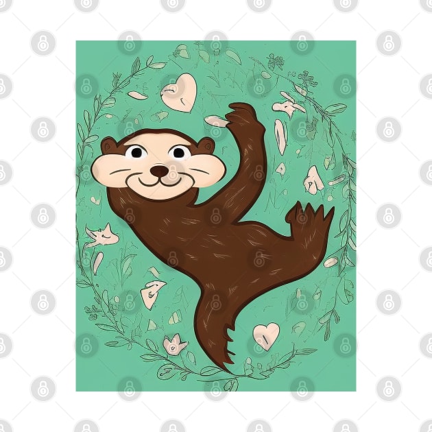 Adorable Otter by dystopiatoday