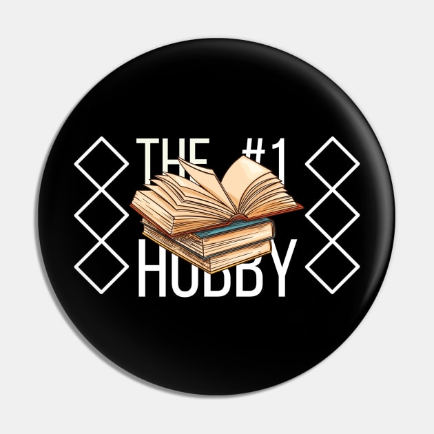 Reading Is The Best Hobby Pin by NICHE&NICHE