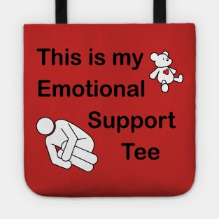 Emotional Support Tee Tote