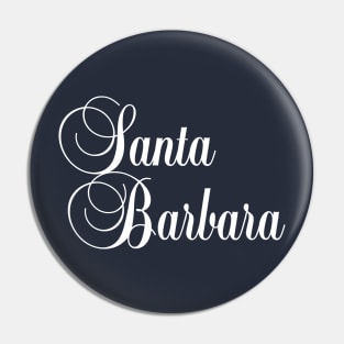 Santa Barbara TV Show Logo Pin