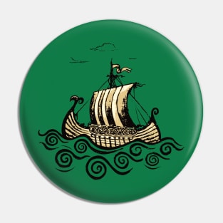 Viking ship Pin