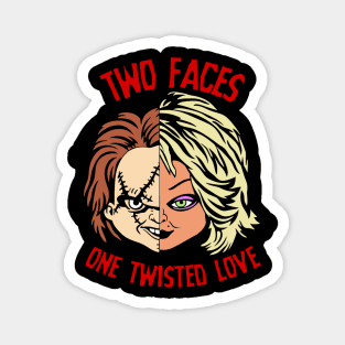 One Twisted Love - Chucky and Tiffany Magnet