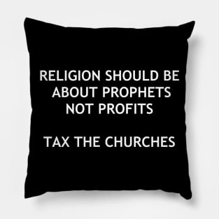 Prophets vs Profits Pillow