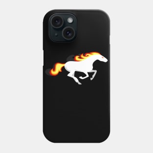 Flaming Horse Phone Case