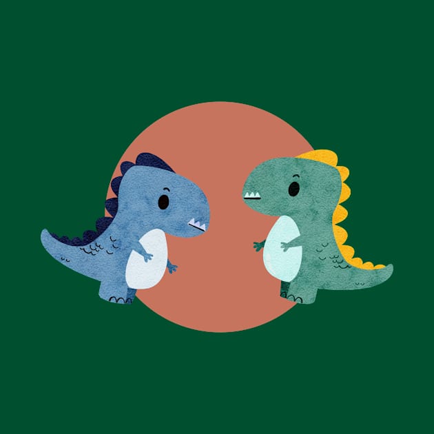 Dinosaur Friends by NICHE&NICHE