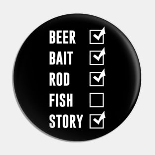 Funny fishing Pin