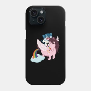 Unicorn rainbow fart Phone Case