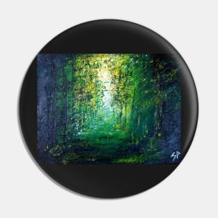 Green Forest Glade Pin