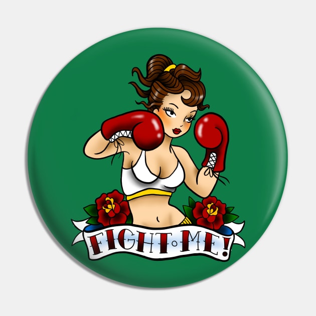 Fight Me! Pin by ReclusiveCrafts