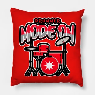 FUNNY Drummer Drum Set Pillow