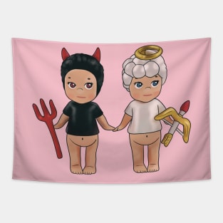 Angel and Devil - Sonny Angels Tapestry