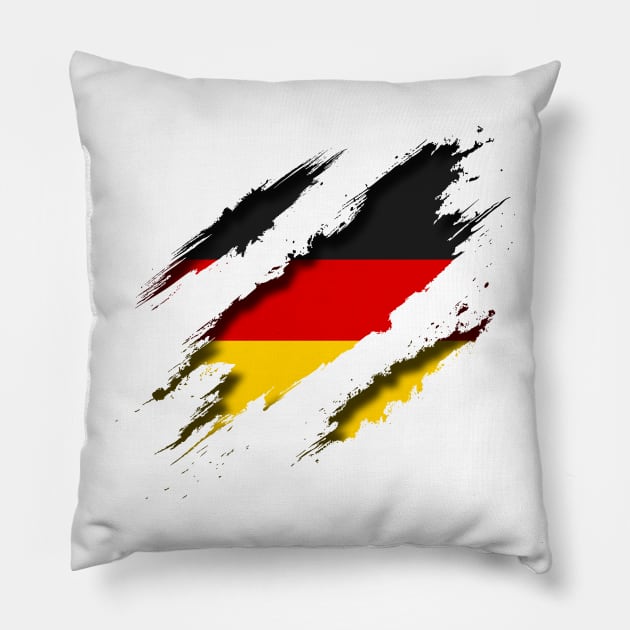 Germany Shredding Pillow by blackcheetah