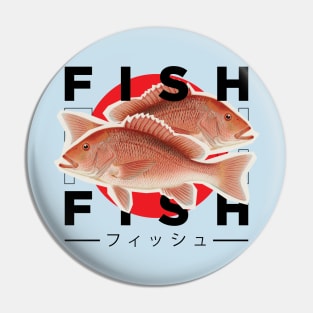 Two Fish Japanese Style Pin