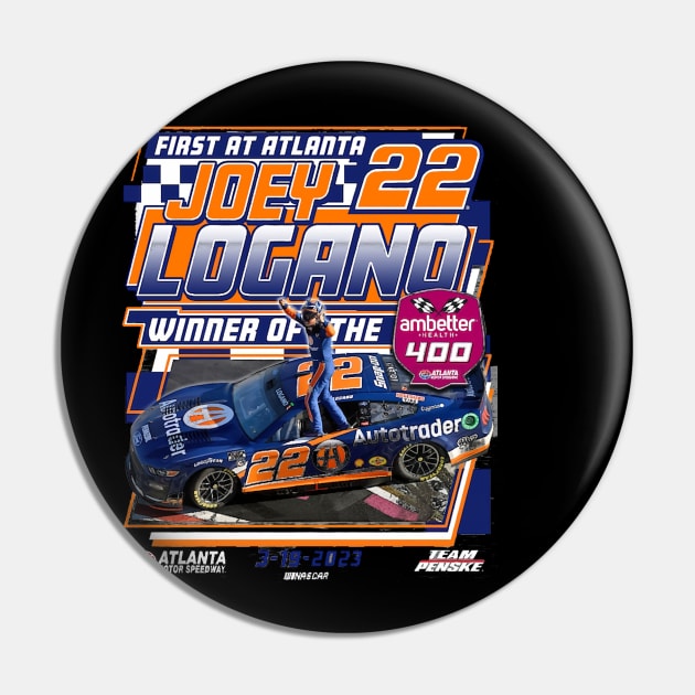 Joey Logano Ambetter Health 400 Winner Pin by art.Hamdan