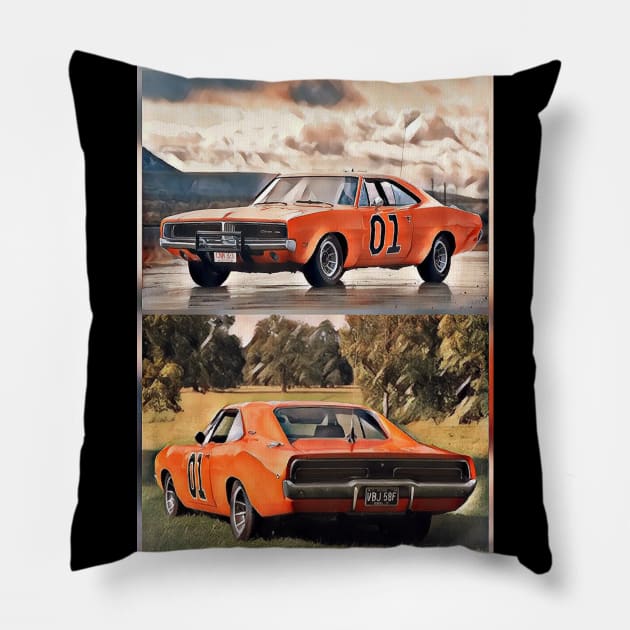 General Lee Pillow by d1a2n3i4l5