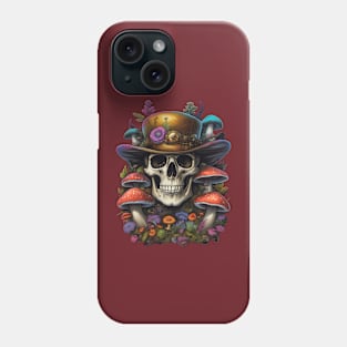 shroomy skull VI Phone Case