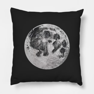 Watercolor Moon | Full Moon Pillow
