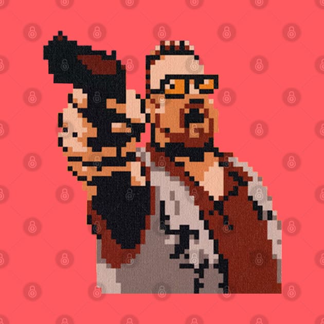 John Goodman 8-bit by cristianvan