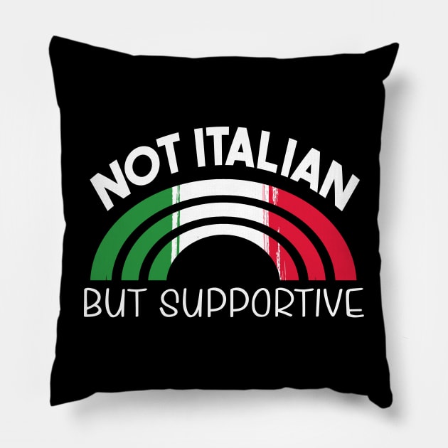 Not Italian But Supportive Pillow by raeex