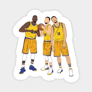 Steph, Klay & Draymond Magnet