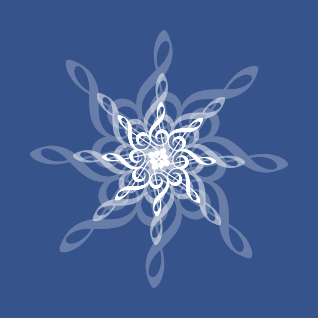 Treble Clef Snowflake by Dawn Anthes