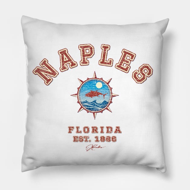 Naples, Florida, with Yellowfin Tuna Pillow by jcombs