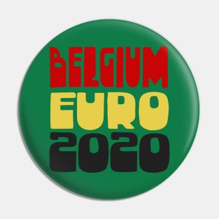 Belgium / Euro 2020 Football Fan Design Pin