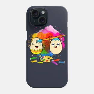 Easter Eggs Painting Funny Cute Humor Phone Case