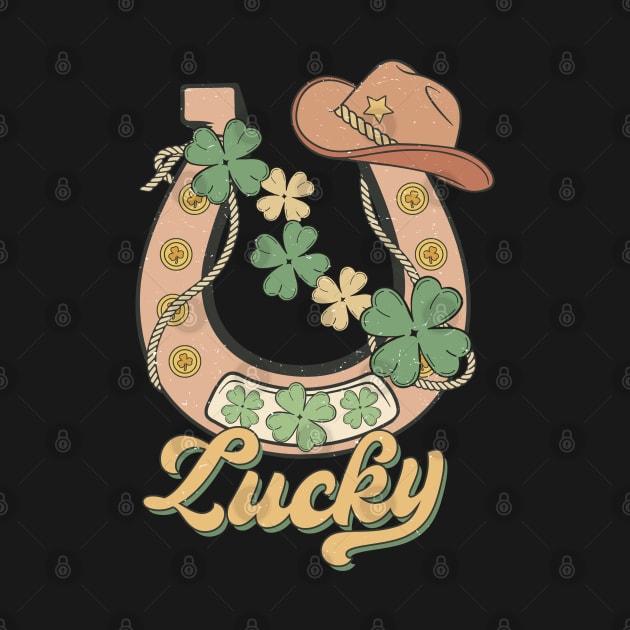 Lucky Charm Irish Shamrock St Patricks Day Cowboy Hat Western Irish American by JDVNart