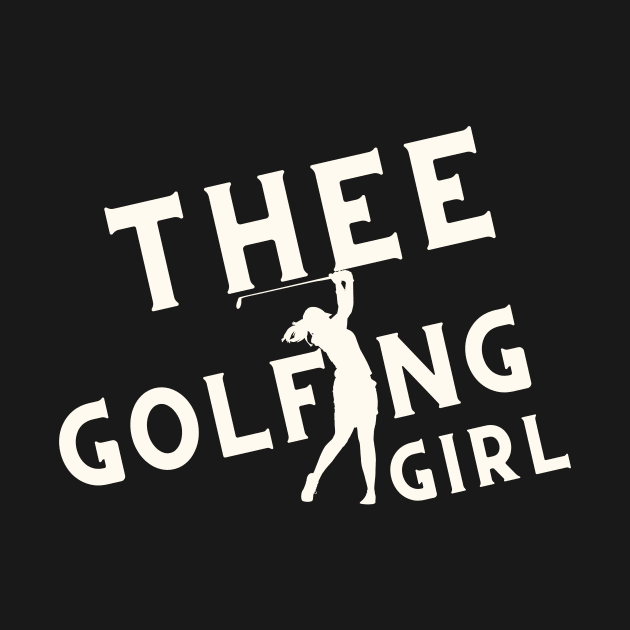 Thee golfing girl by NICHE&NICHE