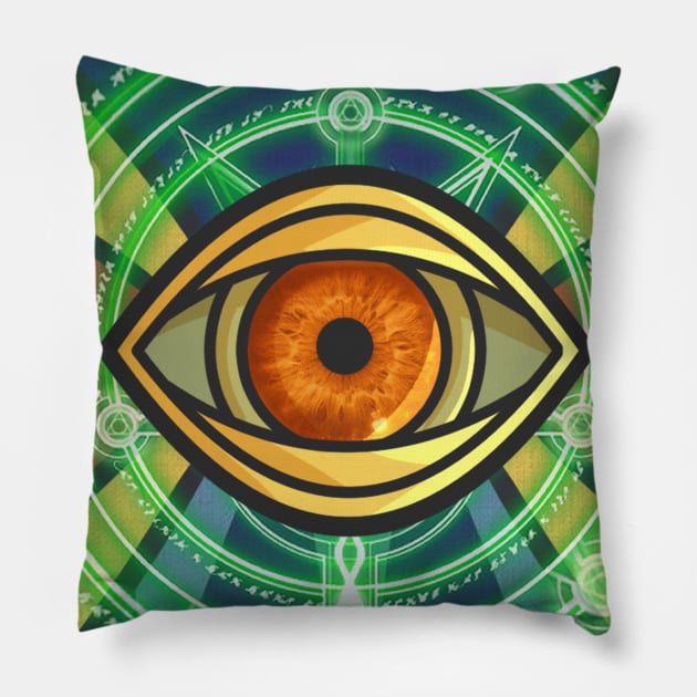 The strange sorcerer Pillow by Javibuart